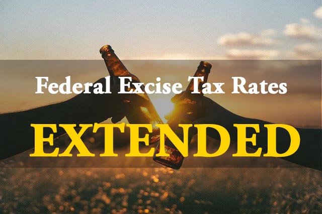 Federal Excise Tax Rates Extended