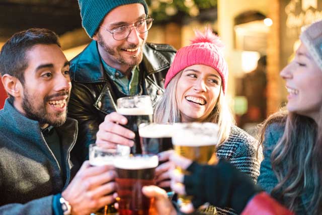 Brewery customer attitude survey: will visits drop when the temp drops?